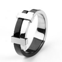 Men Stainless Steel Ring in Bulk, Titanium Steel, plated & two tone 