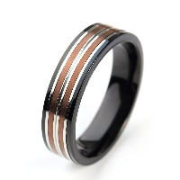 Men Stainless Steel Ring in Bulk, Titanium Steel, plated 