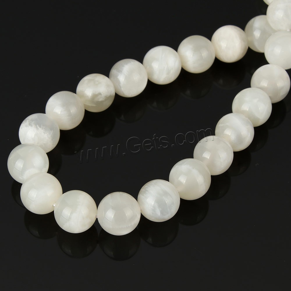 Natural Moonstone Beads, Round, more sizes for choice, Hole:Approx 1mm, Length:15.5 Inch, Sold By Strand