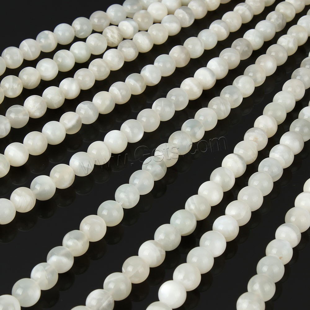 Natural Moonstone Beads, Round, more sizes for choice, Hole:Approx 1mm, Length:15.5 Inch, Sold By Strand