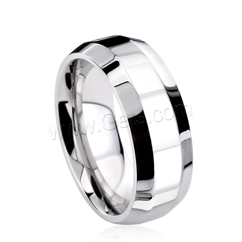 Men Stainless Steel Ring in Bulk, 316L Stainless Steel, different size for choice, original color, Sold By PC