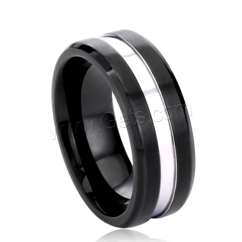 Men Stainless Steel Ring in Bulk, 316L Stainless Steel, plated, different size for choice & two tone, Sold By PC