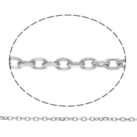 Stainless Steel Oval Chain original color 