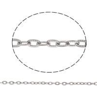 Stainless Steel Oval Chain original color 