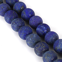 Natural Lapis Lazuli Beads, Round Approx 15.5 Inch [