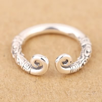 Tailandia Anillo de dedo Cuff, abrir, 7mm, tamaño:6, Vendido por UD