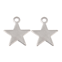 Stainless Steel Star Pendant, original color Approx 1mm 