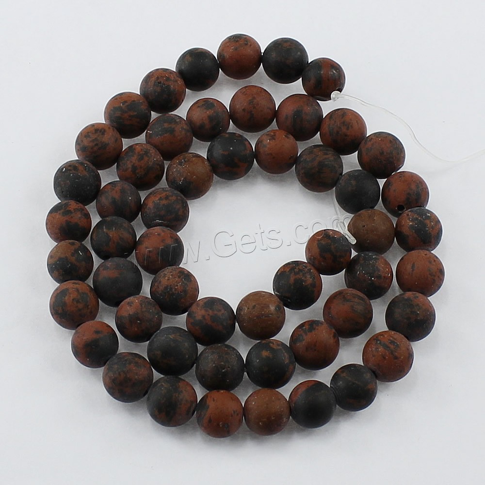 Perles en jaspe bréchique, Corde d'armure, Rond, naturel, normes différentes pour le choix & givré, Trou:Environ 1-2mm, Longueur:Environ 16 pouce, Vendu par brin