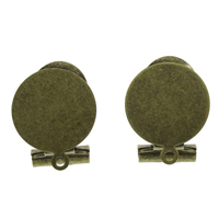 Brass Omega Earring Component, plated nickel, lead & cadmium free Approx 1mm 