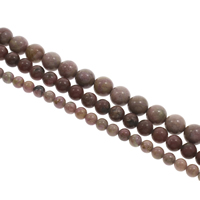 Rhodonite Beads, Rhodochrosite, Round Approx 1mm Approx 15 Inch 