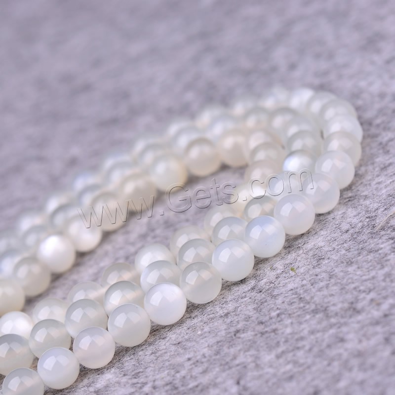 Natural Moonstone Beads, Round, different size for choice, Grade AAAAA, Hole:Approx 1-2mm, Length:Approx 15 Inch, Sold By Strand