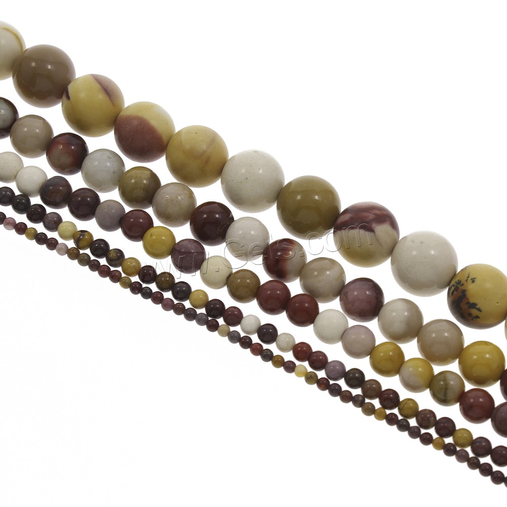 Yolk Stone Bead, Round, different size for choice, Hole:Approx 1mm, Length:Approx 15 Inch, Sold By Strand