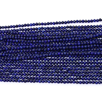 Synthetische Lapis Lazuli Perlen, synthetischer Lapis, rund, verschiedene Größen vorhanden, Bohrung:ca. 0.5mm, Länge:ca. 15.5 ZollInch, verkauft von Strang