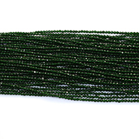 Abalorios de Arena Dorada Verde, Esférico, natural, diverso tamaño para la opción & facetas, agujero:aproximado 0.5mm, longitud:aproximado 16 Inch, Vendido por Sarta