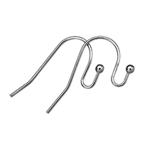 Brass Hook Earwire, plated 