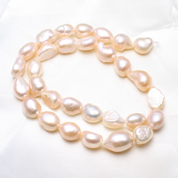 Baroque Cultured Freshwater Pearl Beads, natural, pink, 10-11mm Approx 0.8mm Approx 14.5 Inch 