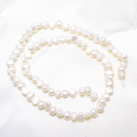 Baroque Cultured Freshwater Pearl Beads, natural, white, 4-5mm Approx 0.8mm Approx 14.5 Inch 