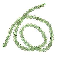 Pierre raisin naturelle, Prehnite nature, Rond, normes différentes pour le choix Environ 1-2mm Environ 15 pouce, Vendu par brin