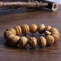 Wrist Mala, Walnut, Walnut, 10mm Approx 7 Inch 