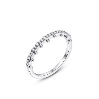 Newegg® Bague, laiton, Plaqué de platine, normes différentes pour le choix & pour femme & avec zircone cubique Vendu par PC