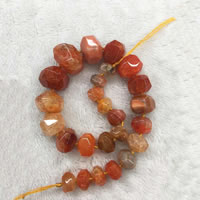 Yunnan Red Agate Abalorio, 10-27mm, longitud:aproximado 15 Inch, Vendido por Sarta