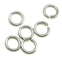 Titanium Steel Open Jump Ring original color 