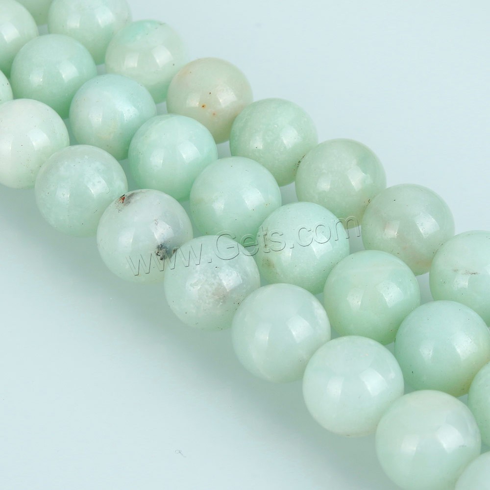 Amazonite Beads, Round, more sizes for choice, Grade A, Length:15.5 Inch, Sold By Strand