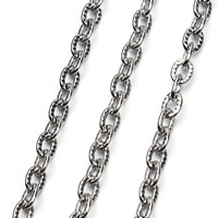 Stainless Steel Oval Chain original color 