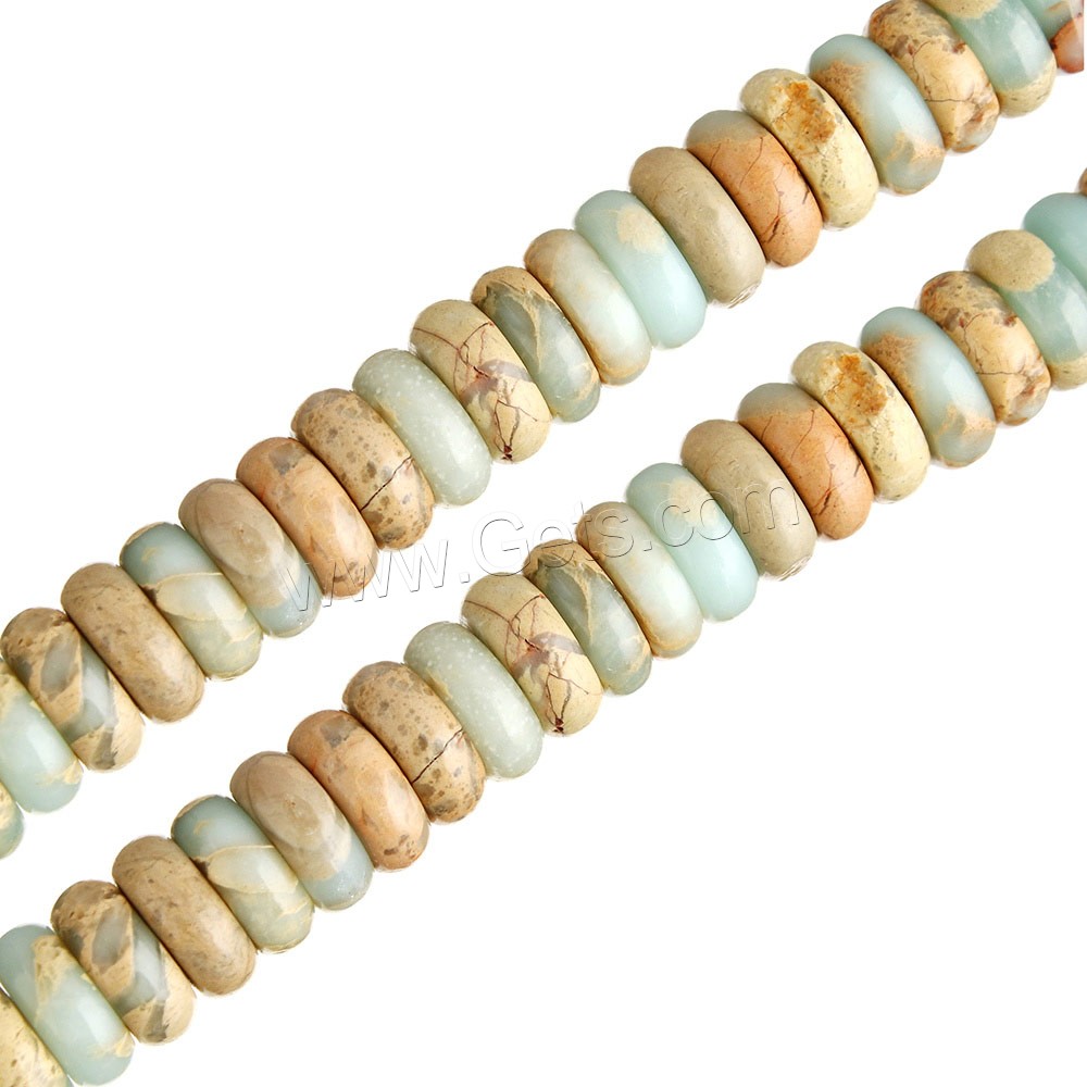 Pierre peau de serpent goutte, Plat rond, naturel, normes différentes pour le choix, Trou:Environ 1mm, Longueur:Environ 16 pouce, Vendu par brin