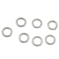 Zinklegierung Verbindungsring, Kreisring, antik silberfarben plattiert, frei von Blei & Kadmium, 7.5x1mm, Bohrung:ca. 5mm, 100G/Tasche, verkauft von Tasche