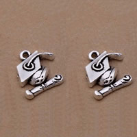 Zinc Alloy Jewelry Pendants, antique silver color plated, lead & cadmium free Approx 1-1.5mm 