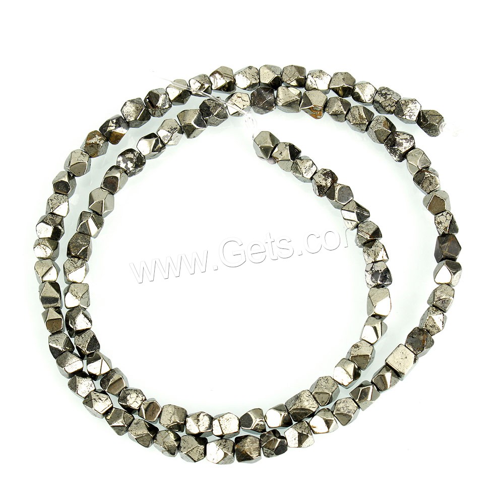 Pyrite dorée perles, naturel, normes différentes pour le choix & facettes, Trou:Environ 0.8mm, Longueur:Environ 15.5 pouce, Vendu par brin