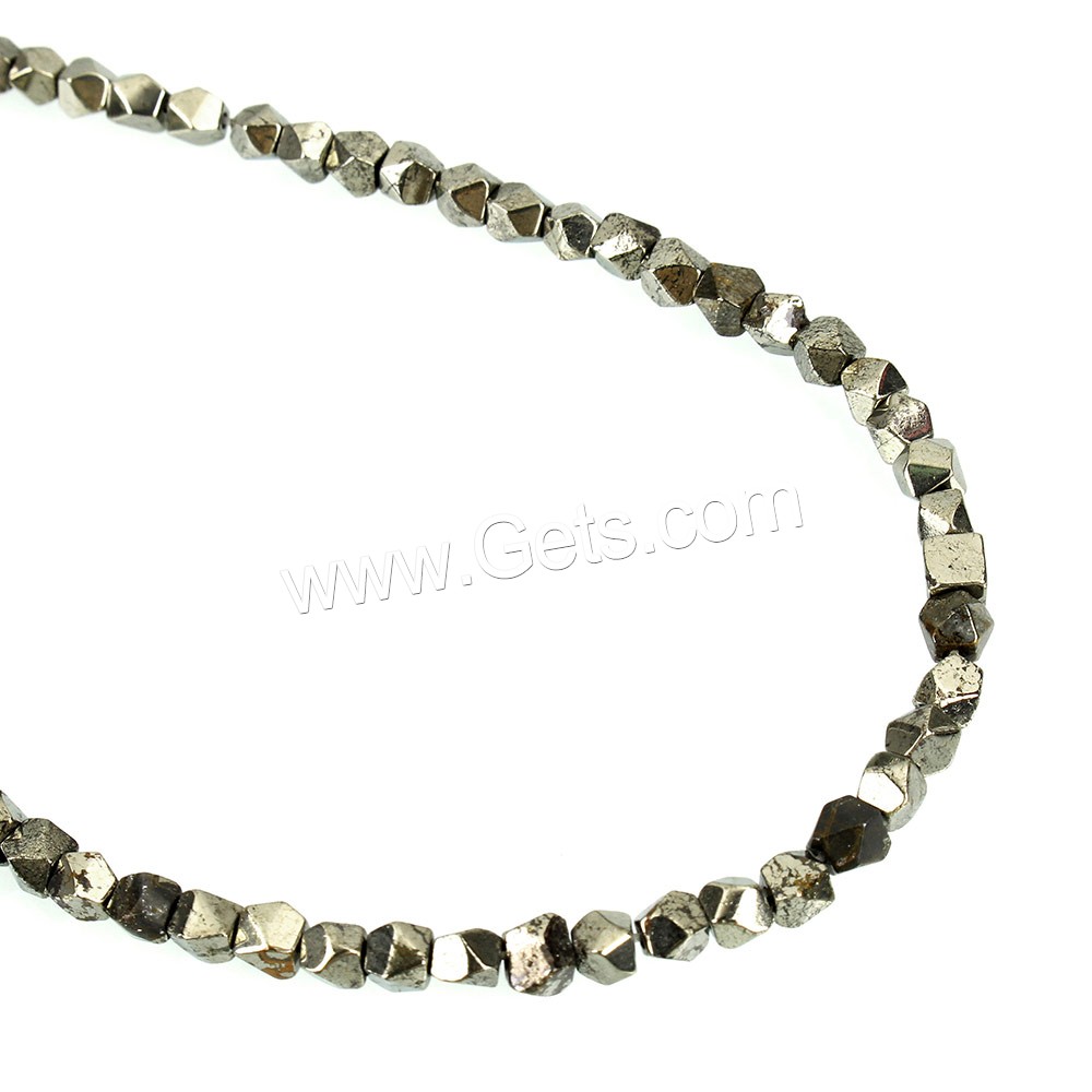 Pyrite dorée perles, naturel, normes différentes pour le choix & facettes, Trou:Environ 0.8mm, Longueur:Environ 15.5 pouce, Vendu par brin