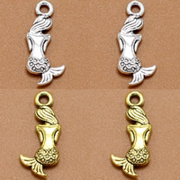 Character Shaped Zinc Alloy Pendants, Mermaid, plated lead & cadmium free Approx 2mm 