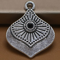 Zinc Alloy Jewelry Pendants, antique silver color plated, lead & cadmium free Approx 1.5mm 