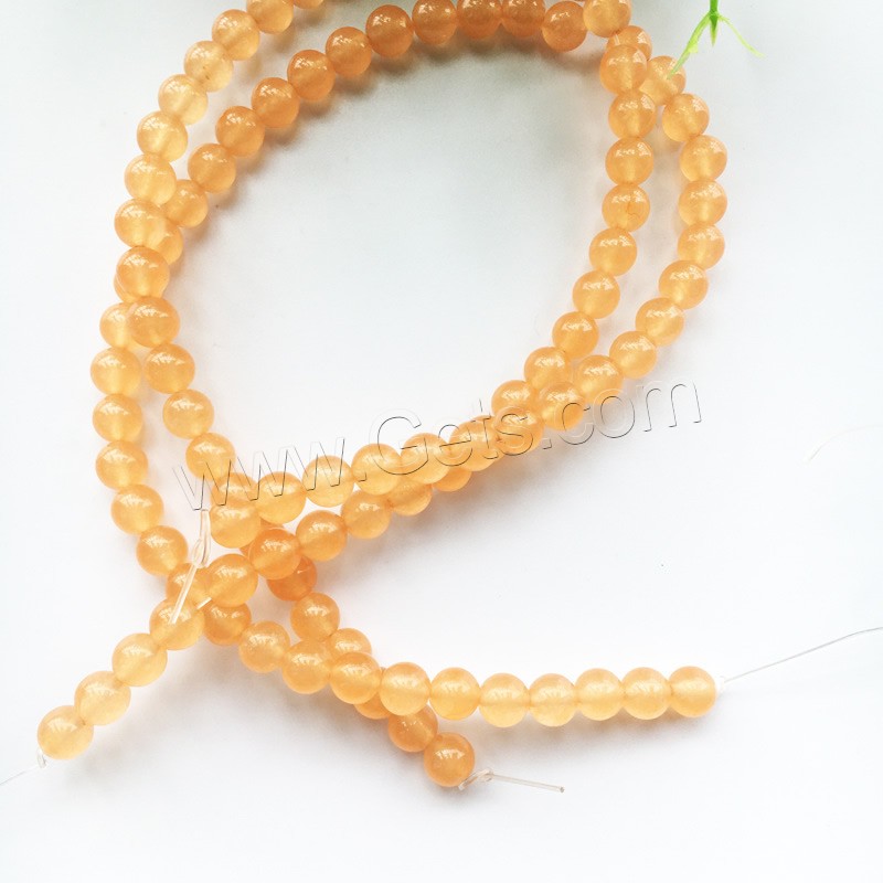 Abalorios de Cornalina, Calcedonia naranja, Esférico, natural, diverso tamaño para la opción, agujero:aproximado 1-2mm, longitud:aproximado 15 Inch, Vendido por Sarta