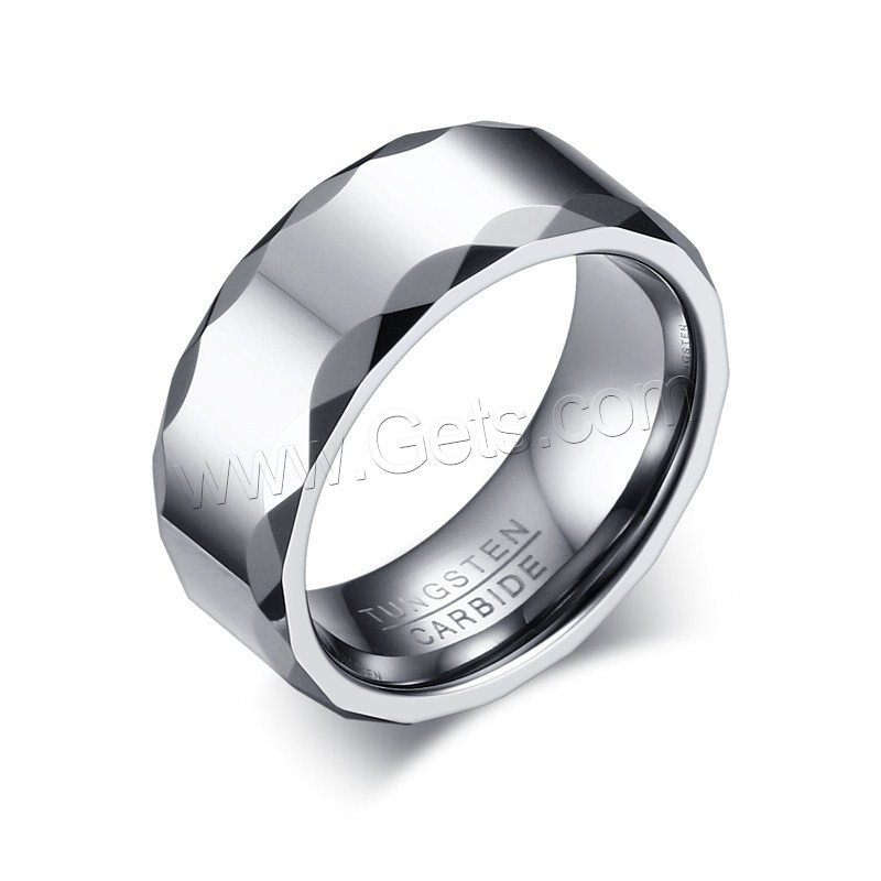 Hombres de acero de tungsteno anillo en granel, diverso tamaño para la opción & para hombre, color original, 8mm, Vendido por UD