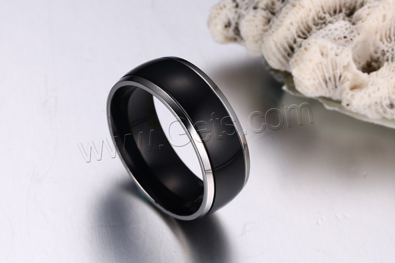 Men Tungsten Steel Ring in Bulk, plated, different size for choice & for man & two tone, 8mm, Sold By PC