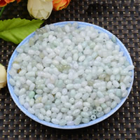 perle en jadéite , jade, ovale, naturel Environ 0.7mm, Vendu par PC