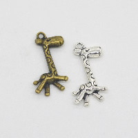 Zinc Alloy Animal Pendants, Giraffe, plated Approx 1.5mm 