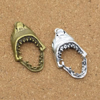 Zinc Alloy Animal Pendants, Shark, plated Approx 1.5mm 