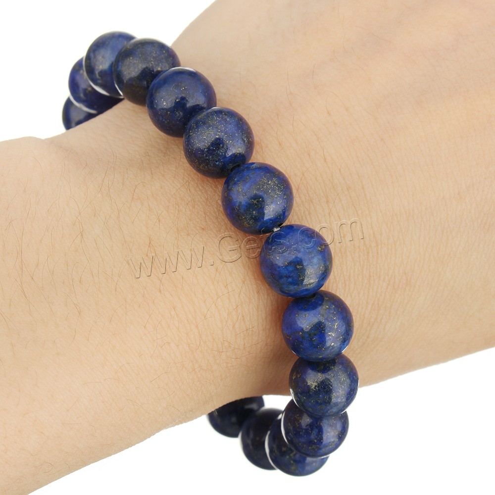 Lapis Lazuli Natural Pulsera, lapislázuli natural, diverso tamaño para la opción, longitud:aproximado 6.5 Inch, Vendido por Sarta