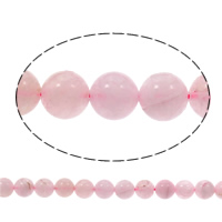 Natural Rose Quartz Beads, Round Approx 1mm Approx 15 Inch 