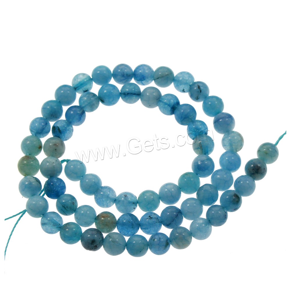 Natural Kyanite Beads, Round, different size for choice, Hole:Approx 1mm, Length:Approx 15 Inch, Sold By Strand