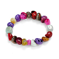 Unisex Bracelet, Agate Approx 7 Inch 