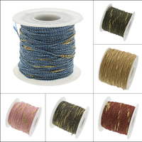 Polyamide Cord, Nylon, with plastic spool & Purl 1mm, Approx 