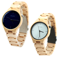 Reloj para mujer Redear®Women, Arce, con Vidrio & acero inoxidable, chapado, natural, más colores para la opción, 42x11mm, longitud:aproximado 7.5 Inch, Vendido por UD