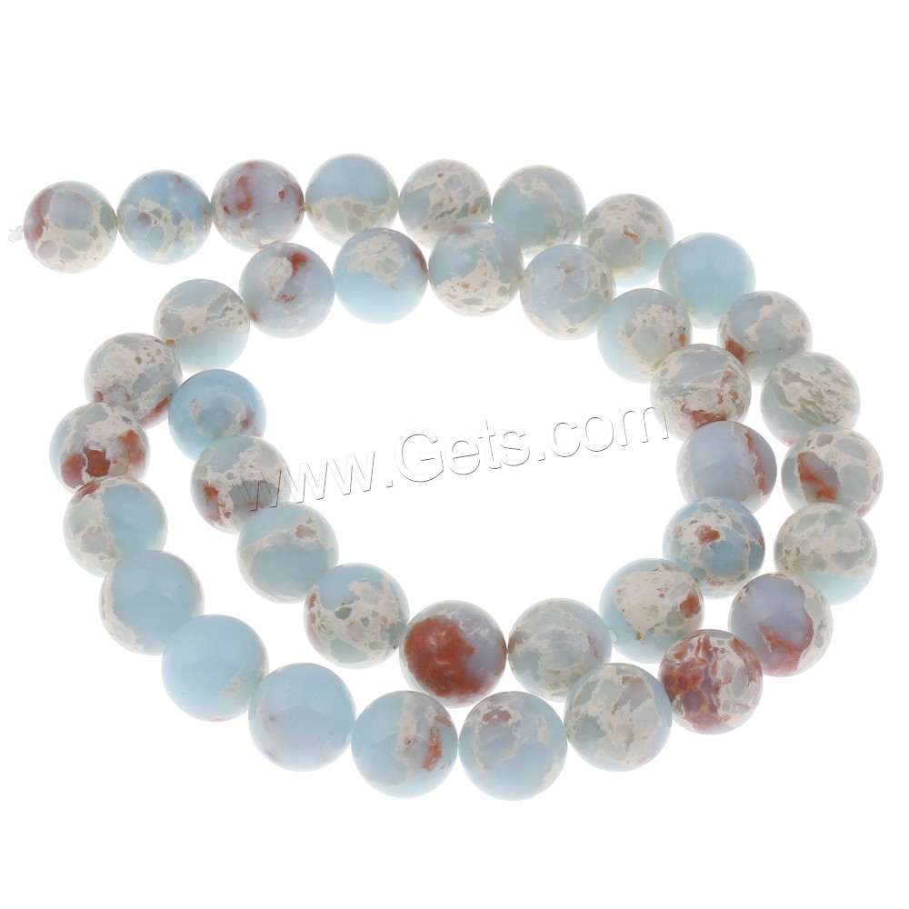 Aqua Terra Jasper Beads, Round, natural, different size for choice, Hole:Approx 1mm, Length:Approx 15.5 Inch, Sold By Strand