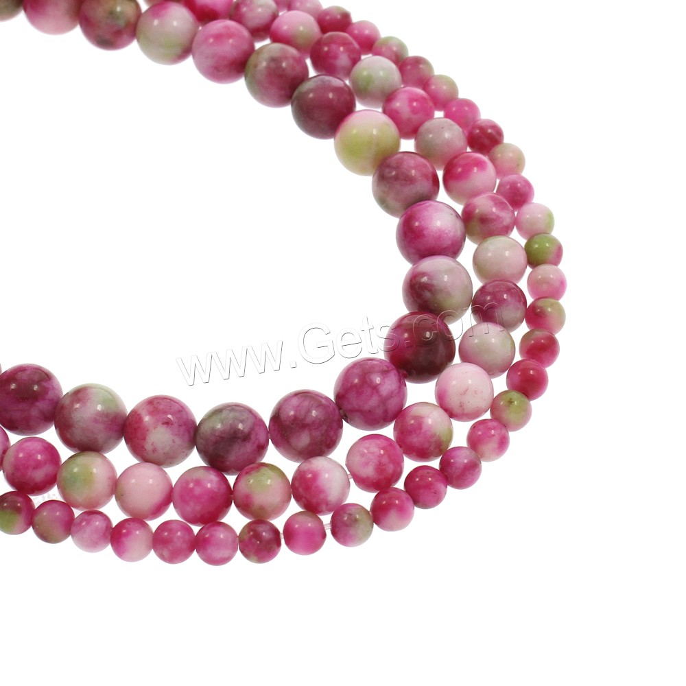 Single Gemstone Beads, Cherry Stone, Round, natural, different size for choice, Hole:Approx 1mm, Length:Approx 15.5 Inch, Sold By Strand