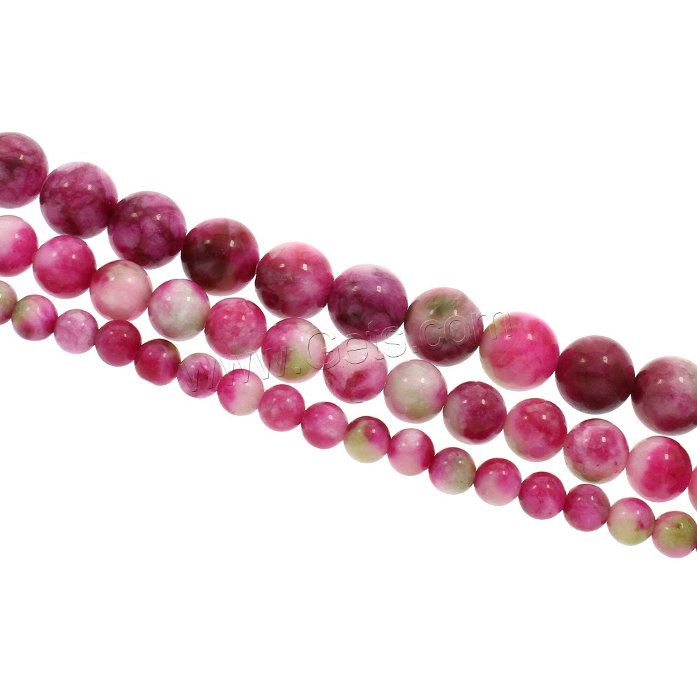 Single Gemstone Beads, Cherry Stone, Round, natural, different size for choice, Hole:Approx 1mm, Length:Approx 15.5 Inch, Sold By Strand